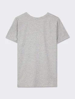 Piazza Italia T-shirt mezza manica vestibilità regular in tessuto fisso con stampa ed applicazioni gioiello - var 3 Best Sale