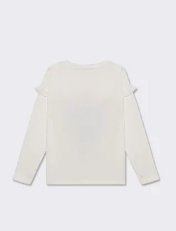 Piazza Italia T-shirt natalizia da bambina stampa Stitch - sporco Bianco Best