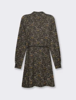 Piazza Italia Vestito chemisier a fantasia manica lunga e gonna a ruota - var 1 Shop