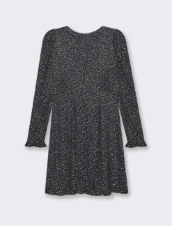 Piazza Italia Vestito corto con maniche a 3/4 a sbuffo e volant sul fondo - var 1 Fashion