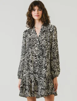 Piazza Italia Vestito fantasia con arricciatura - var 1 Flash Sale