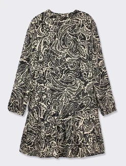 Piazza Italia Vestito fantasia con arricciatura - var 1 Flash Sale