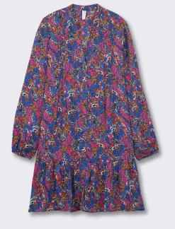 Piazza Italia Vestito fantasia con arricciatura - var 2 Hot