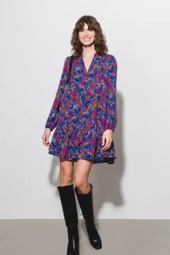 Piazza Italia Vestito fantasia con arricciatura - var 2 Hot