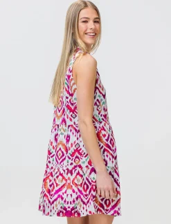 Piazza Italia Vestito fantasia con bottoni sul davanti - var 2 Best Sale