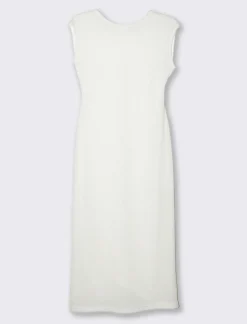 Piazza Italia Vestito loungette con manica ad aletta - Bianco latte Online