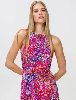 Piazza Italia Vestito lungo fantasia con elastico in vita - var 3 Flash Sale