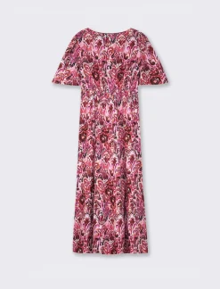 Piazza Italia Vestito lungo in viscosa, vestibilità regular e maniche ampie - var 2 Cheap