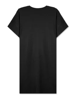 Piazza Italia Vestito midi basico in cotone - Nero Hot