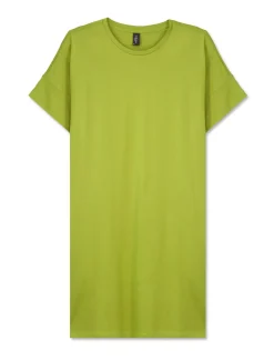 Piazza Italia Vestito midi basico in cotone - pistacchio Verde Flash Sale