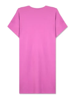 Piazza Italia Vestito midi basico in cotone - Viola Best