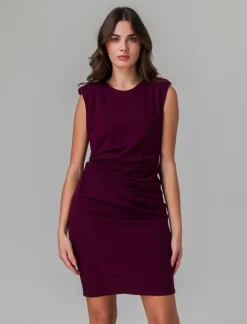 Piazza Italia Vestito smanicato con arriccio al fianco - Vinaccia Flash Sale