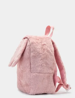 Piazza Italia Zaino coniglietto in pelliccia sintetica con orecchie - Rosa Clearance