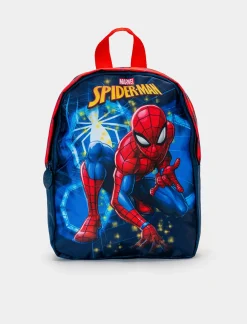 Piazza Italia Zaino da bambino con stampa lucenze Supereroi - Rosso Sale