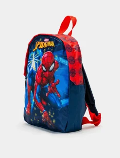 Piazza Italia Zaino da bambino con stampa lucenze Supereroi - Rosso Sale