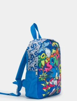 Piazza Italia Zaino da bambino con stampa lucenze Supereroi - Blu Shop