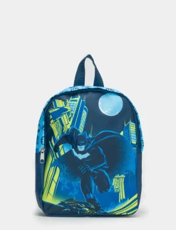 Piazza Italia Zaino da bambino con stampa lucenze Supereroi - Nero Best Sale