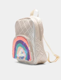 Piazza Italia Zaino trapuntato da bambina - Bianco Discount